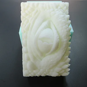 QT0100 New Gift embossed dragon eye shape soap silicone mold