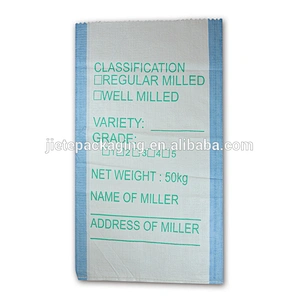 Cheap 25kg 50kg white plastic pp woven powder bag for sand,sugar,rice,feed,cement,flour