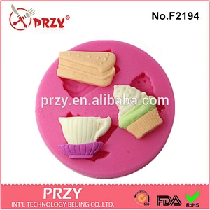F2194 przy ice cream cupcake silicone mold for fondant