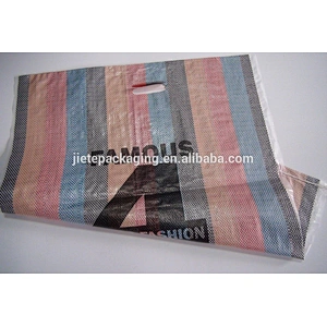 Cheap plastic laminated pp woven shopping bag with D handle