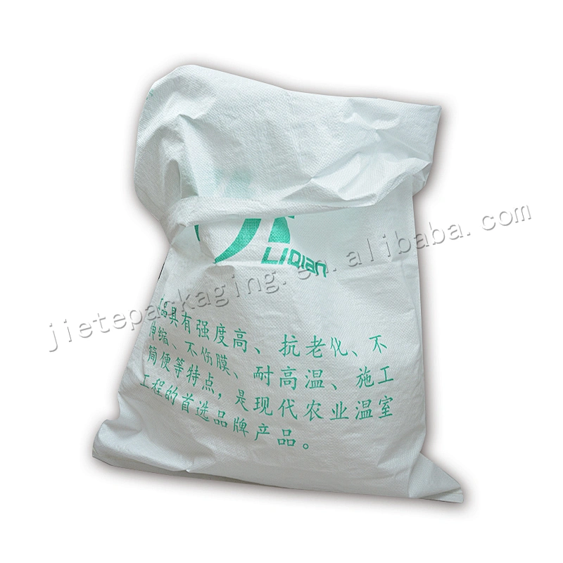 White plastic polypropylene pp woven sea food bag for packaging fish,sleeve-fish,frozen meat