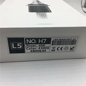 High Power Car Motorcycle L5 Headlight Headlight Kit Bulbs 6000K 9006 Hb4 Led Fog Light