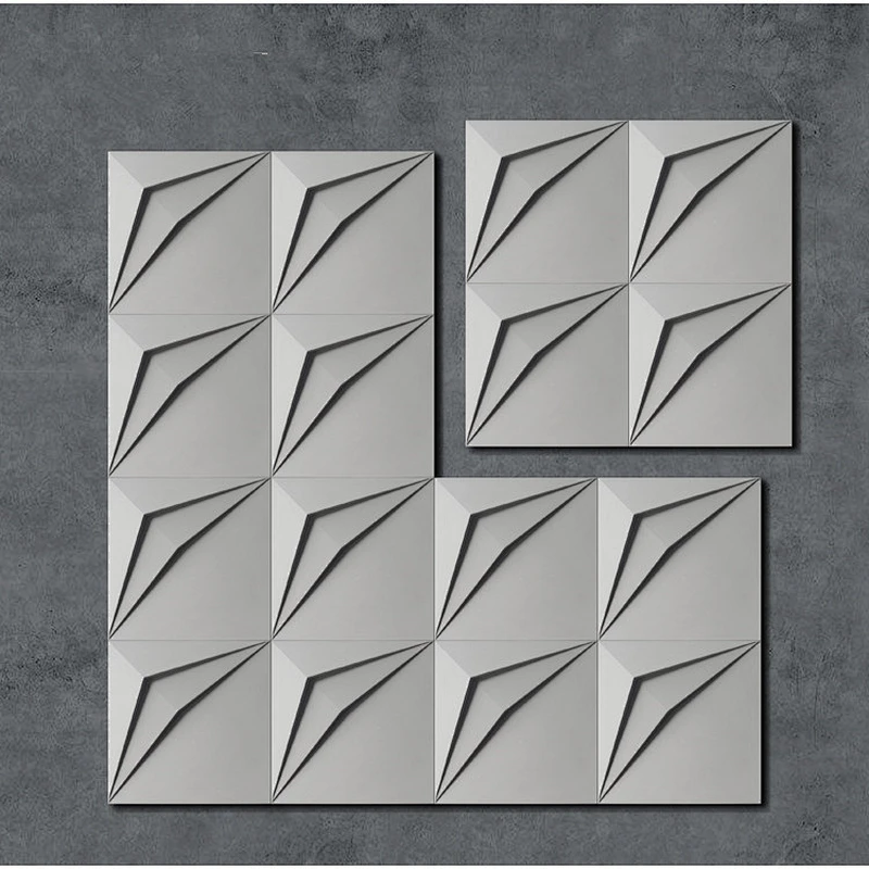 Geometric concrete Brick mould decorative wall brick Molds  cement simple background wall Tiles silicone  mould