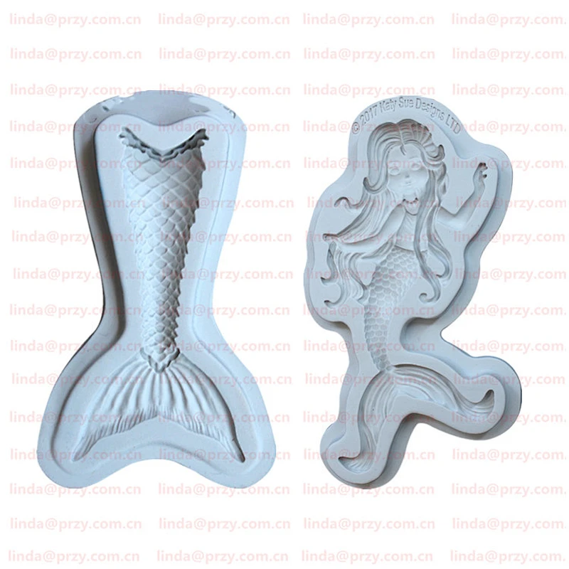 Coral fish molds silicone fondant mould Fondant chocolate cake decoration tool Mold