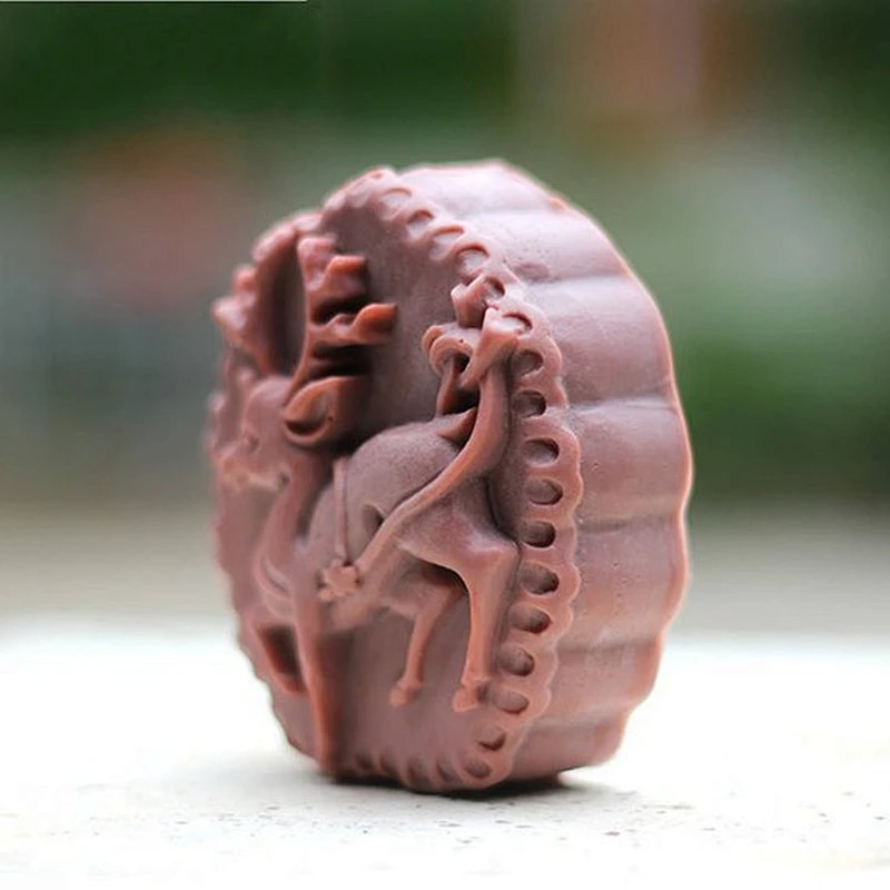 Christmas Deer pattern Soap Mold Handmade soap Candle Candy Cake Chocolate mold Silica
