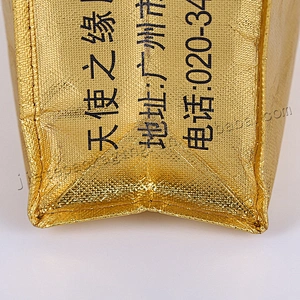 Customized fashion stand up pp non woven shopping bag with logo design printing