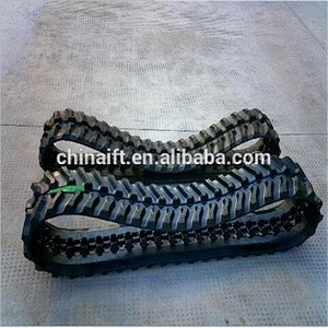 PC30 excavator undercarriage parts rubber track for sale