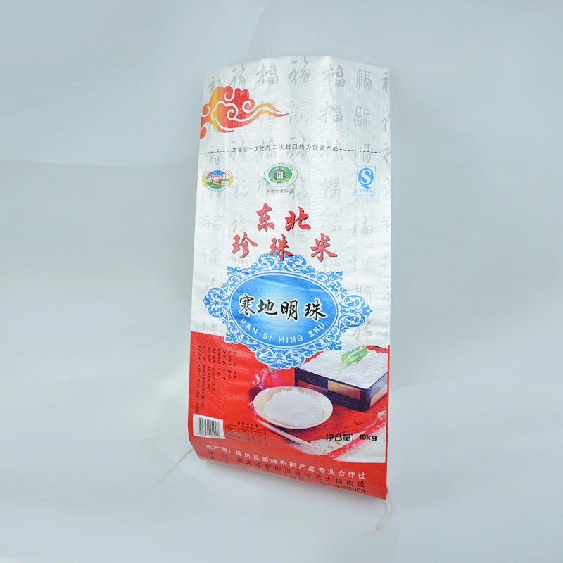 100% polyethylene 10kg rice bag wenzhou manufacture