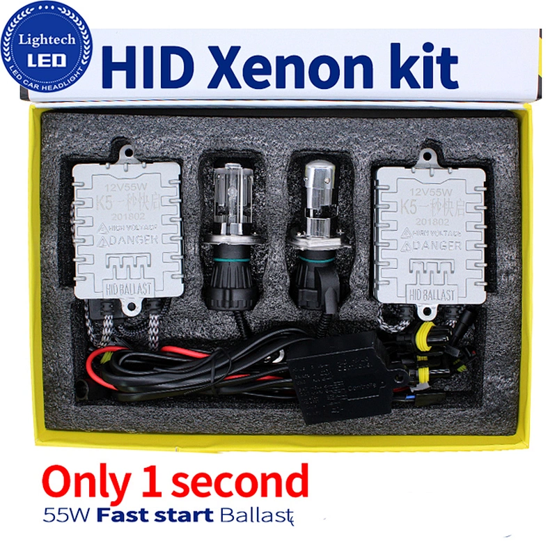 Auto Xenon HID headlight DC12V 35W 55W H4 High Low Beam Bi-Xenon H7 H8 H9 H10 Headlight Xenon HID Kit