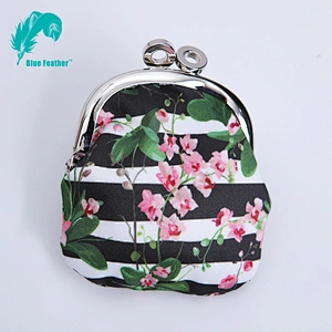 2018 factory custom coin purse pu leather purse