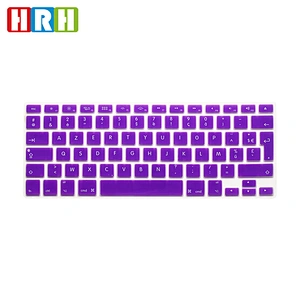 French Silicone Cover Keyboard Custom Colorful Skin laptop keyboard For Mac Book Pro 15 EU Version cover for macbook air 13