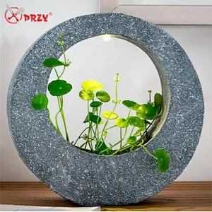 Simple geometric Nordic Resin flower pot Mold silicone creative Cement Solar Light decorations Molds
