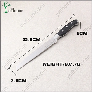 Hot sellstainless steel bread knife with poly handle