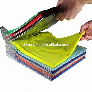 TShirts Divider Shelf Organizer System Closet Drawer Shirts Laundry Folder Rack