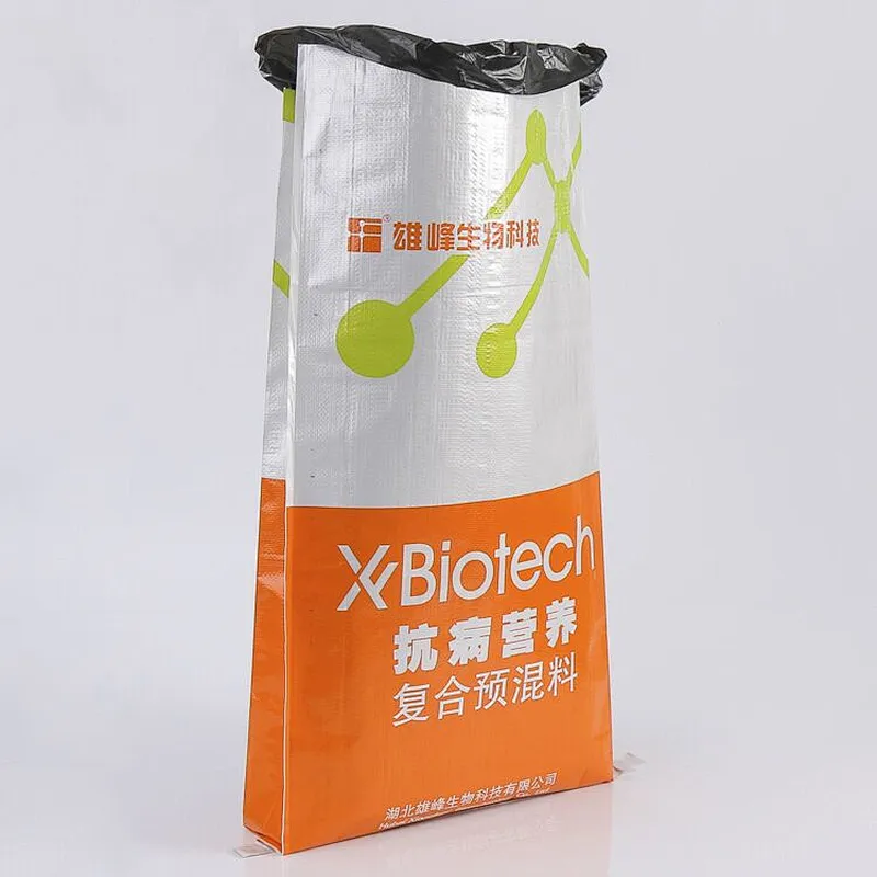 Top sale custom wholesale plastic pp woven feed bag packaging 10kg