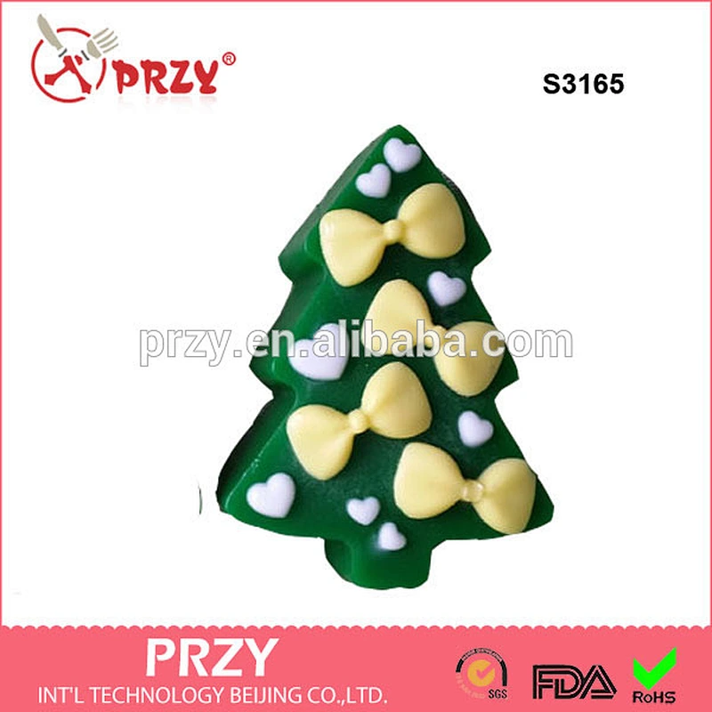 S3165 Christmas tree silicone soap mold , silicone soap mold