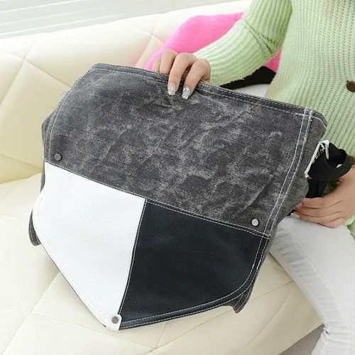 Canvas Messenger Bag for Girls