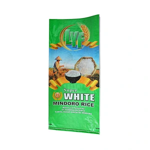 transparent pp poly woven rice sack bag 25kg 50kg