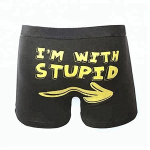 Custom Men Boxer Shorts Extra Long Casual Boxer Without Logo