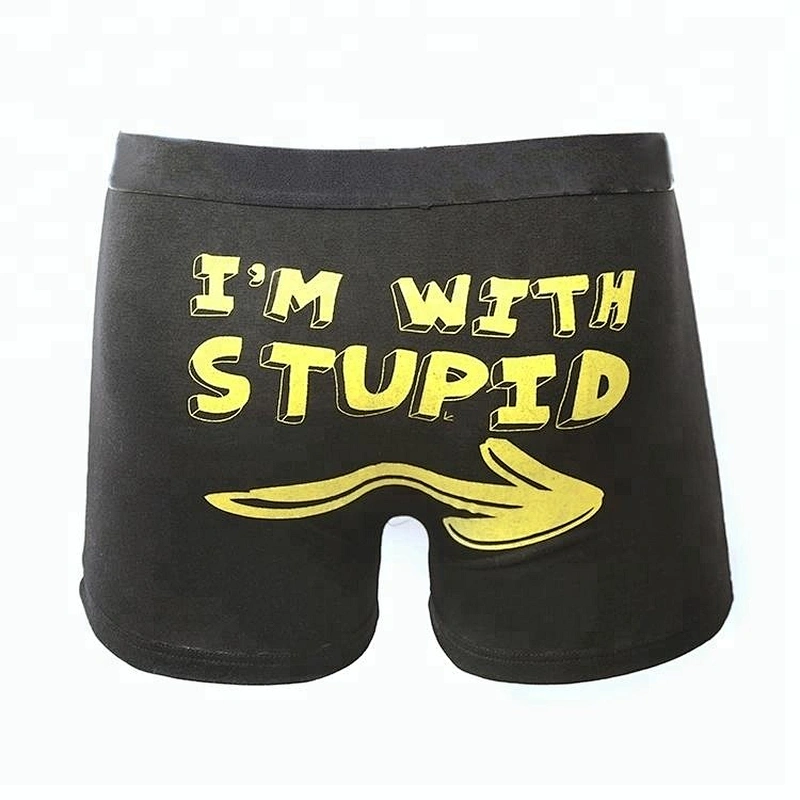 Custom Men Boxer Shorts Extra Long Casual Boxer Without Logo