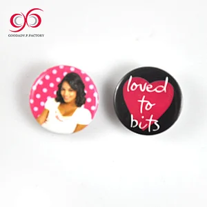 Hot sell custom adhesive baby beer button badge 32mm blank