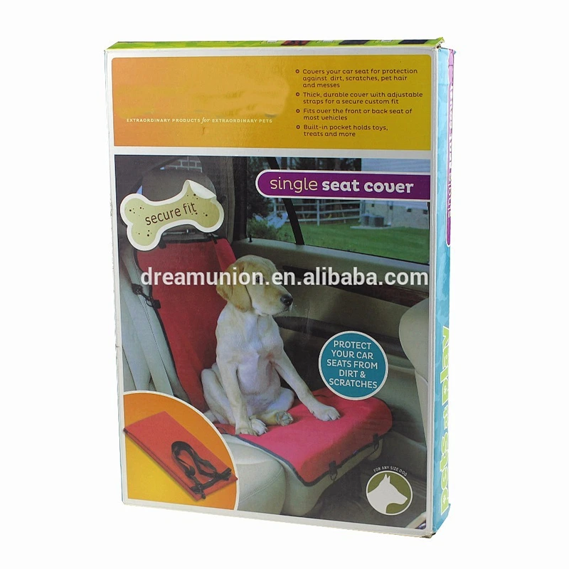 Pet Car Front Back Single Seat Cover Dog Cat Pets Waterproof Protector Mat Liner Blanket Oxford Durable