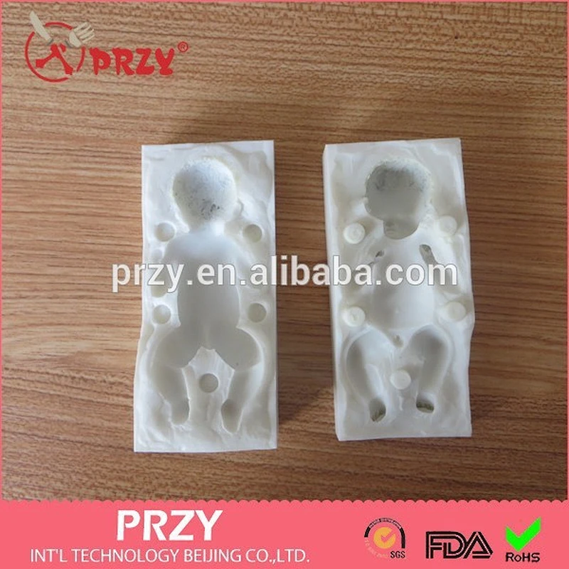 Fondant and Cake Mold,Lying Down Baby Silicone Mold