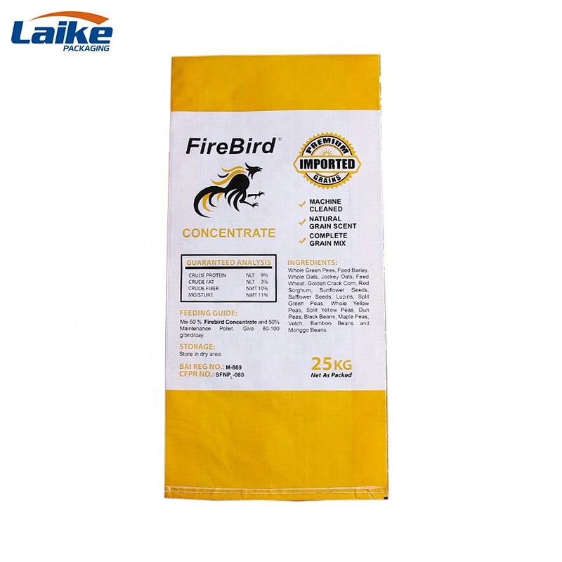 plastic food packing bag/ polypropylene feed bags
