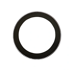 Friction disc transmission for wheel loader
