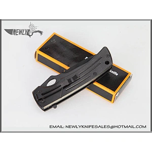 Stainless Steel Knife Tactical Folding Knife Titanium