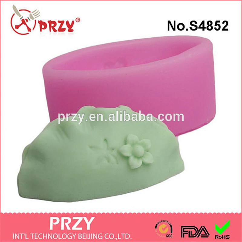 S4852 dumpling shaped silicone mold flower molds Fondant Chocolate Mold Cupcake Kitchen Baking Tools