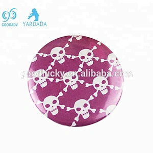 Beauty personal care single side custom small hand mirror / pocket mirror wholesale