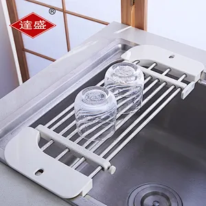 Shopping buy online kitchen sink stainless steel metal cutlery dish drainer draining rack