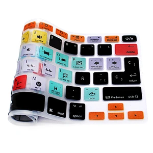 OEM Products studio one hotkeys keyboard skin Hot key Dust-proof Spanish Laptop Keyboard Custom Skins For Mac Book Pro 13