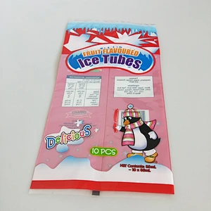 Accept custom PE plastic bags used for packing snacks
