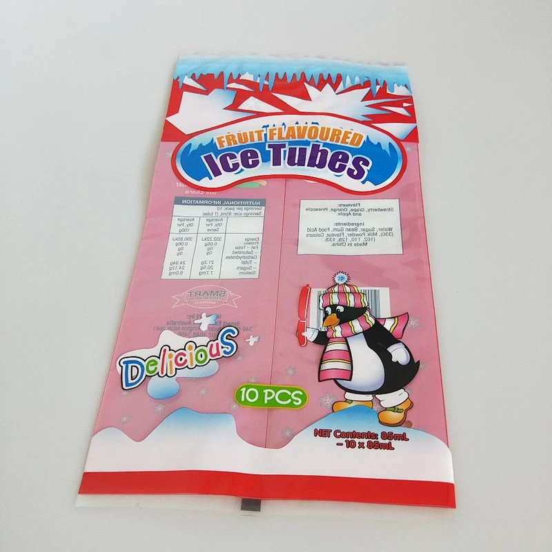 Accept custom PE plastic bags used for packing snacks