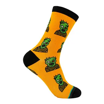 Custom Bamboo  Halloween Design Your Own Printing Photo  Ready Novelty Product Crew Crazy  Socks Personalized Stockings