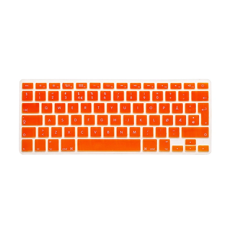 Custom keyboard protector laptop skin Colored Norwegian Keyboard Skin Protector For MacBook Retina 12