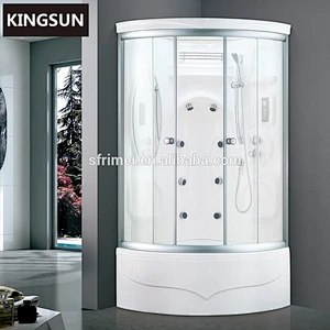 New Design Bathroom Indoor Enclosed Sauna Wet Steam Shower Room With Seat