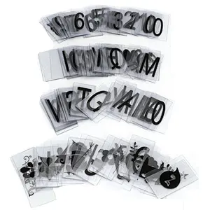 A4 LED Colorful Home Cinematic Light Up Letter Emoji Box Sign Wedding USB Cinema