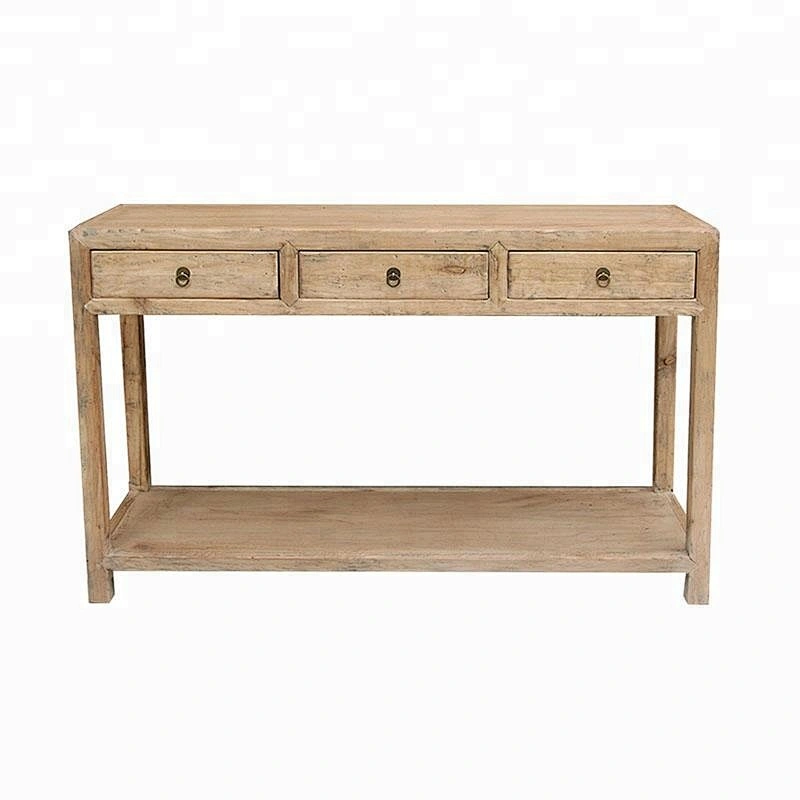 chinese antique reproduction natural wood console table furniture