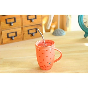 Creative with colorful design ceramic coffee mug