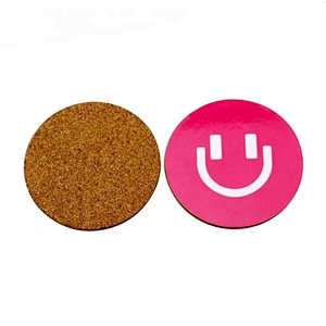 Colorful printing cup coaster,custom beer cork mdf coaster