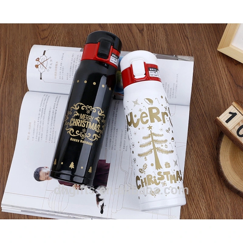 Mix Order 2018 New Christmas Gifts 500 ml Stainless Steel Water Bottle Double Wall Vacuum Cup