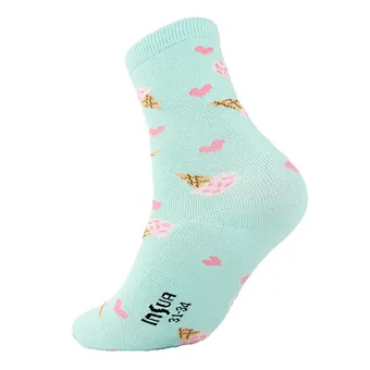 High quality fashion novelty art for couple funny colourful cotton happy children socks