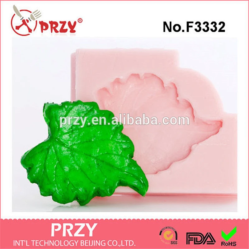 F3332 Silicone Leaf Mold leaf cake mold leaf decoration tool mold