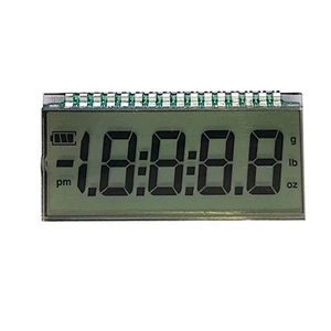 -30~80 degree wide work temperature customized segment tn lcd display