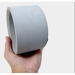 cylinder concrete flower multi plant cement pot silicone mold for  home accessories concrete making