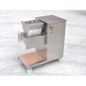Stainless Steel 250es-10 Vertical Fresh Meat Slicer and Meat Cutter Machine for Home and Restaurant