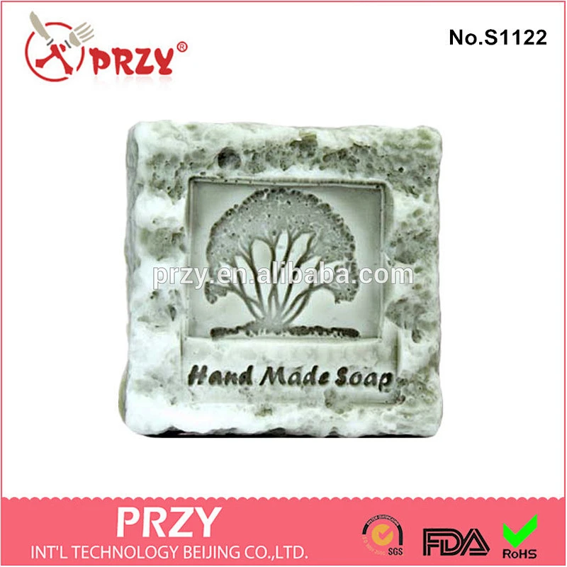 Handmade Stone stamps silicone soap mold